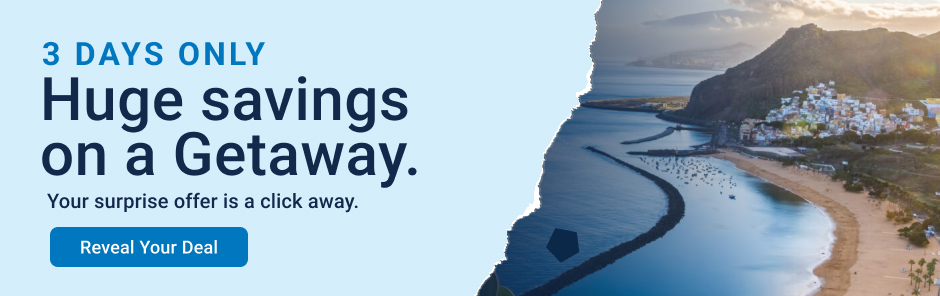 Save on your next Getaway